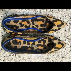 Rothy's The Point Flats Size 7 in Desert Cat